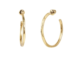 GURHAN Gold Hoop Earrings GUE-YG-NS30-4990