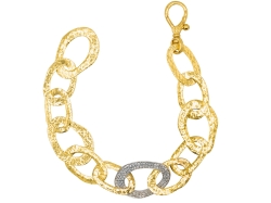 Gurhan Gold Link Bracelet GUB-YG-DI-22-8