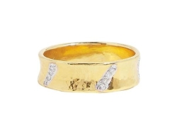 GURHAN Gold Ring with Diamonds GUR-YG-DI65-54