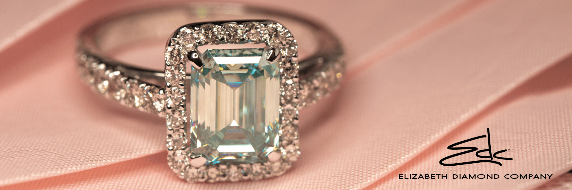 Build Your Own Ring Dayton, OH - cushion diamond with diamond band