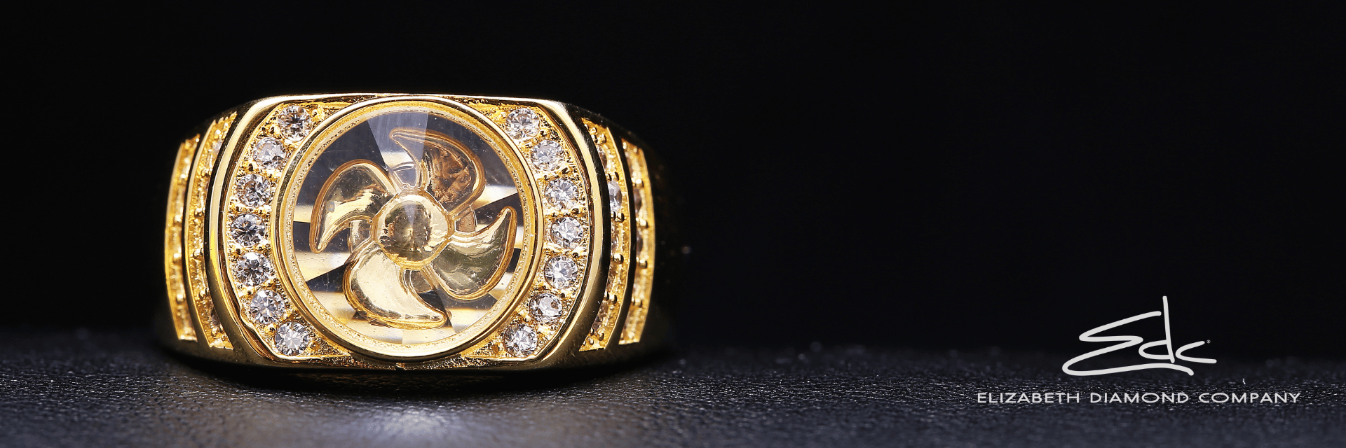 Company Rings Dayton, Ohio - custom gold and diamond ring