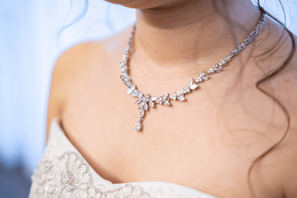 Diamond Repair Services in Dayton, Ohio - diamond bridal necklace