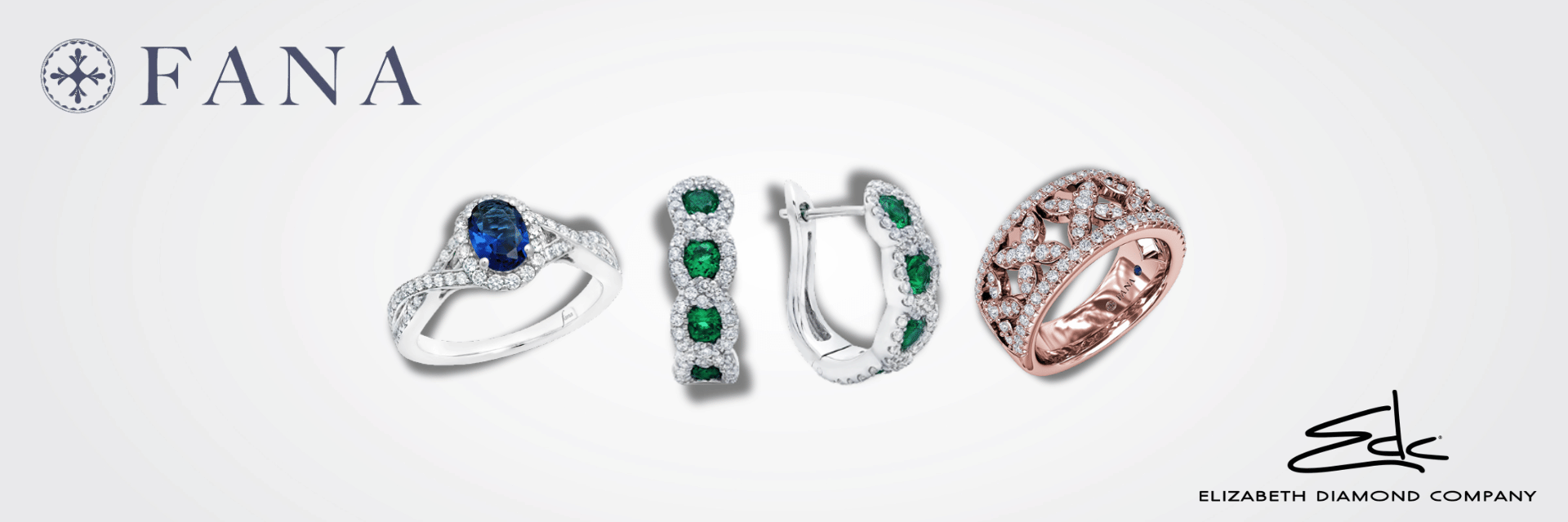 Fana Jewelry Cincinnati, OH - assortment of Fana rings and earrings