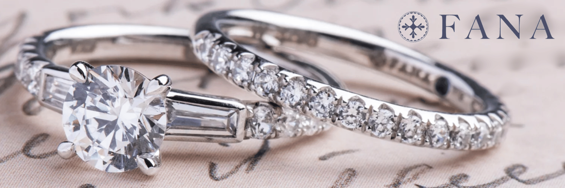 Fana Engagement Ring Dayton Ohio - Engagement Ring and Diamond Wedding Band