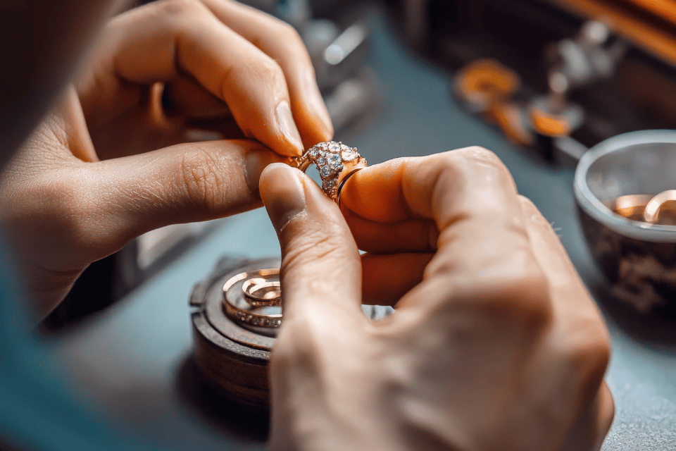Fine Jewelry Near Me Dayton, Ohio - repairing a diamond ring