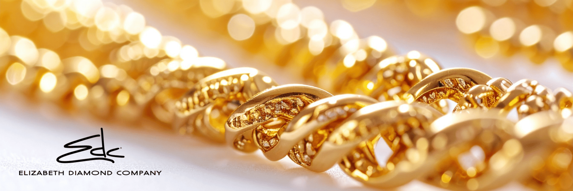 Gold chain for sale in Dayton, Ohio - shop gold chain necklaces and bracelets at Elizabeth Diamond Company