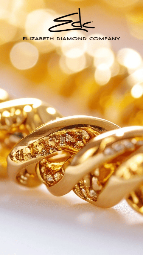 Gold chain for sale in Dayton, Ohio - shop gold chain necklaces and bracelets at Elizabeth Diamond Company