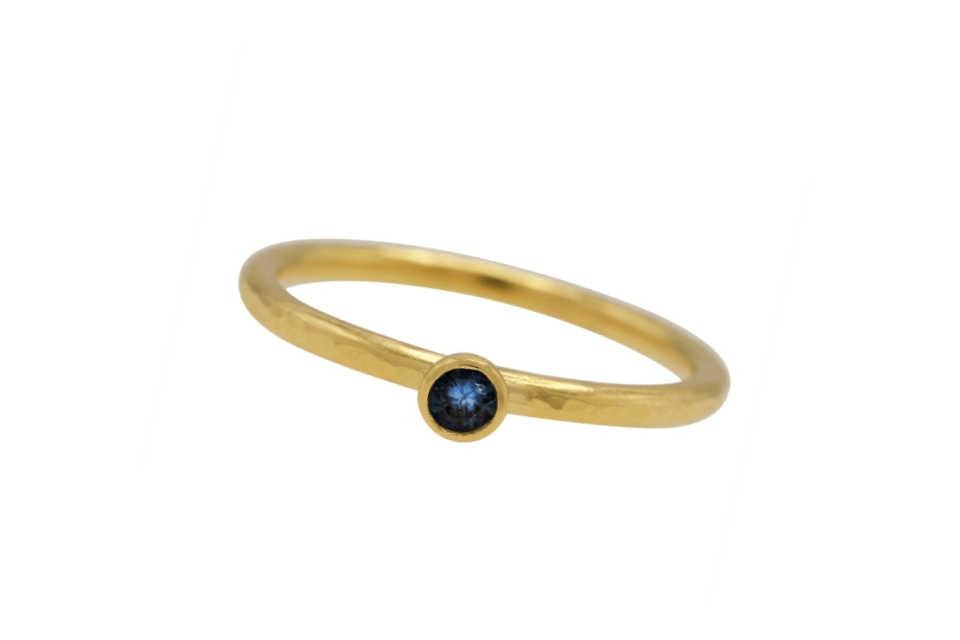 Gurhan Dayton, Ohio - Gurhan fine jewelry for sale - gold ring with round sapphire
