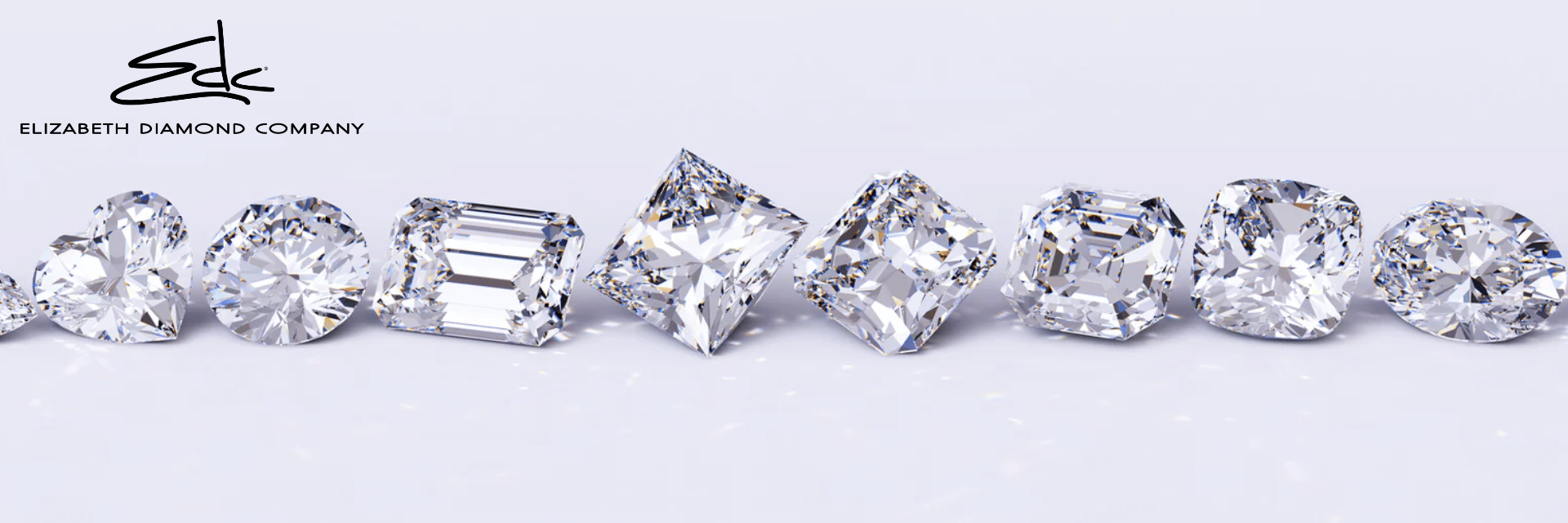 Lab Grown Diamonds Cincinnati, OH - loose lab-grown diamonds on a light background