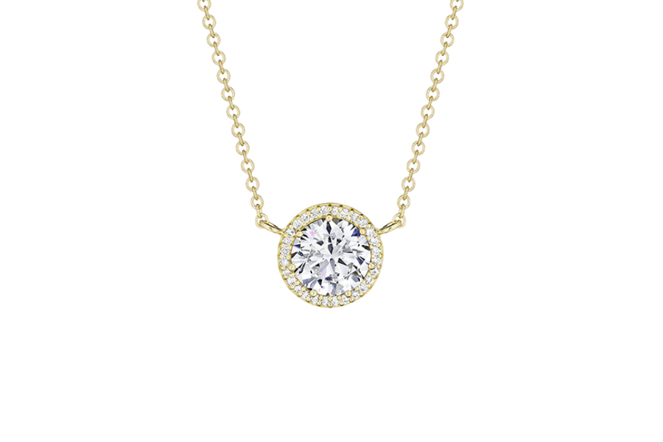 Lab Grown Diamonds Cincinnati, OH - Tacori necklace with a lab-grown center diamond