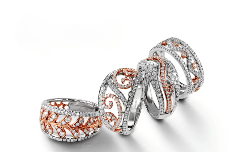 Simon G retail jewelers Cincinnati, Ohio - diamond and gold rings for sale.