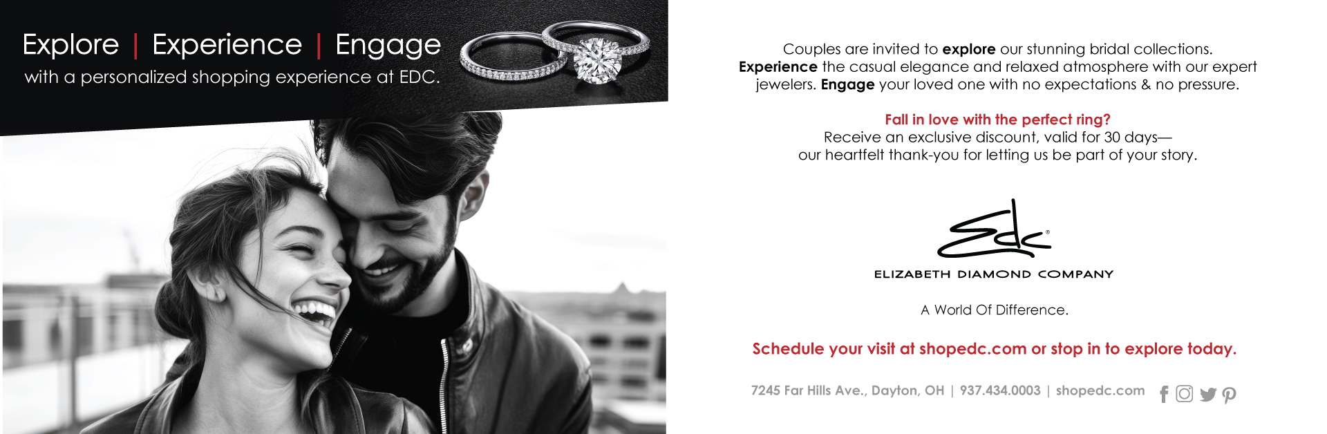Shop EDC - .Explore Bridal - Discount banner