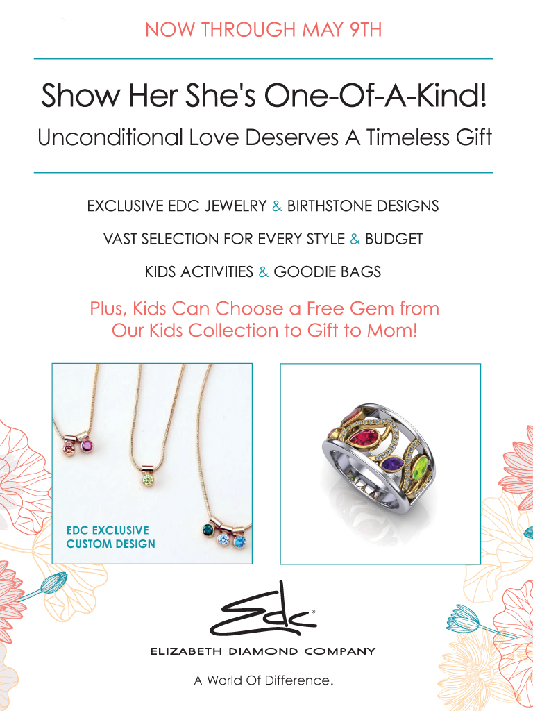 Mother's Day Event banner featuring EDC jewelry